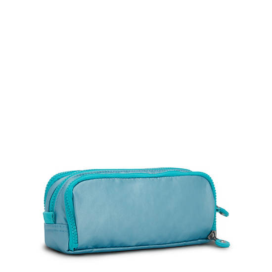 Kipling Gitroy Metallic Pencil Case Tassen Beige Turquoise | België 1095XY